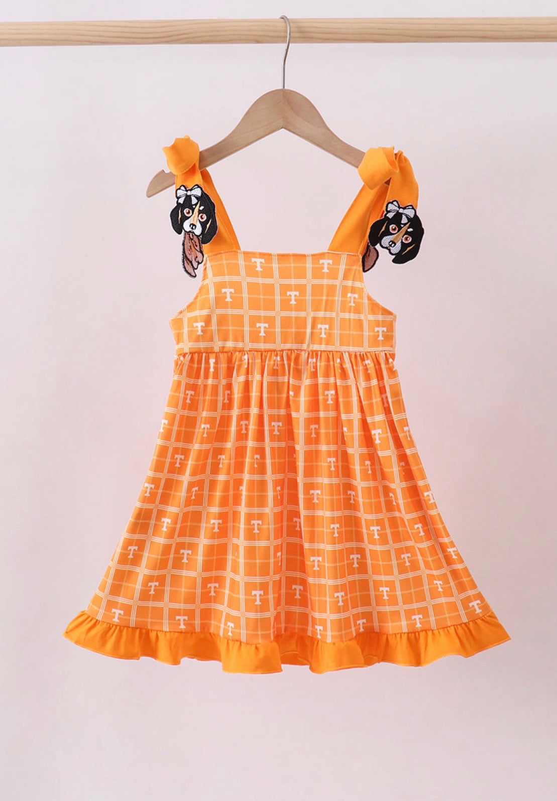 GO VOLS Gingham Dress