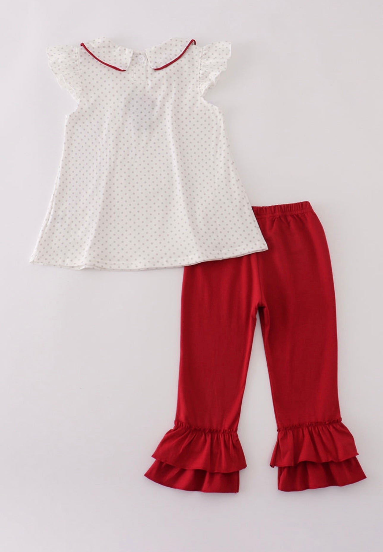 Alabama French Knot Ruffle Set