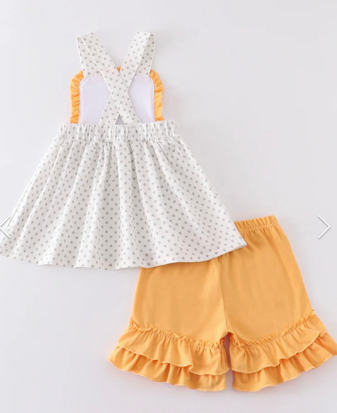 Yellow Bluey Applique Set