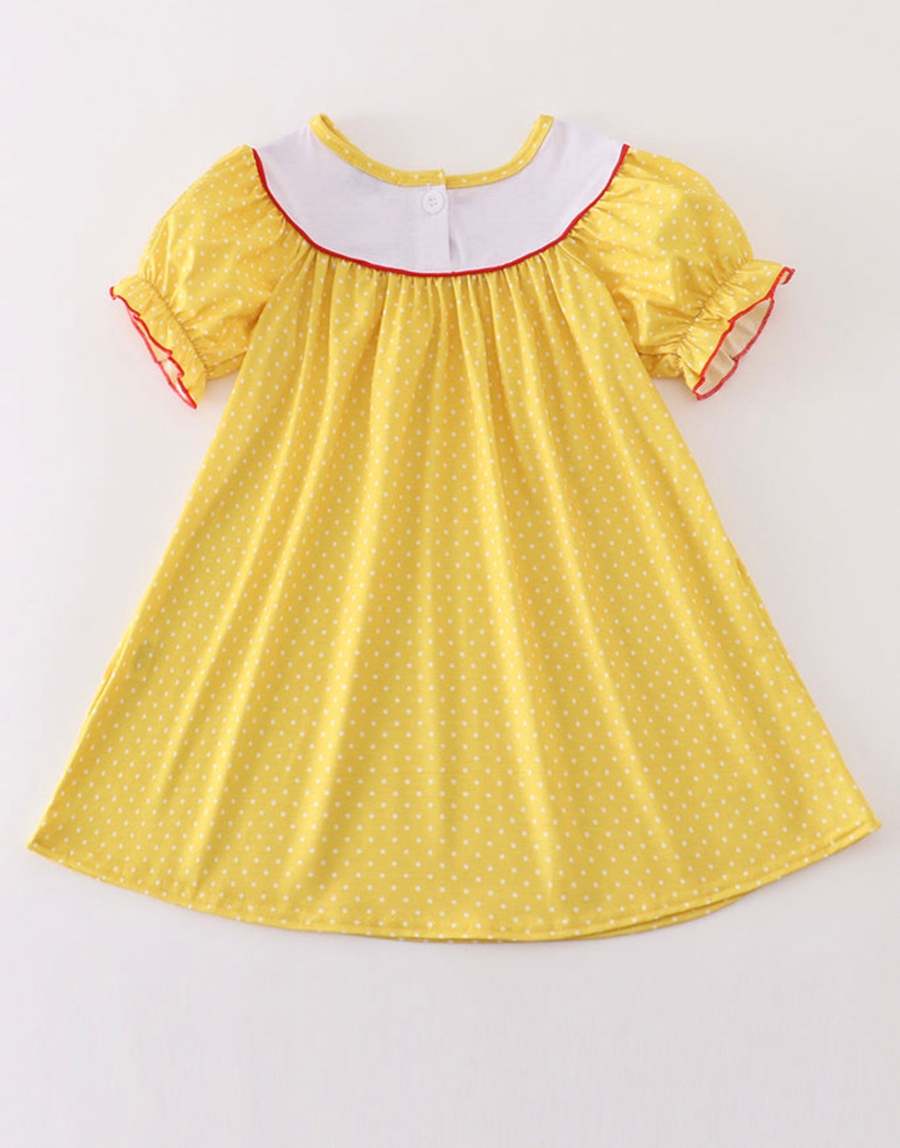 Yellow Dot Sesame Street Dress