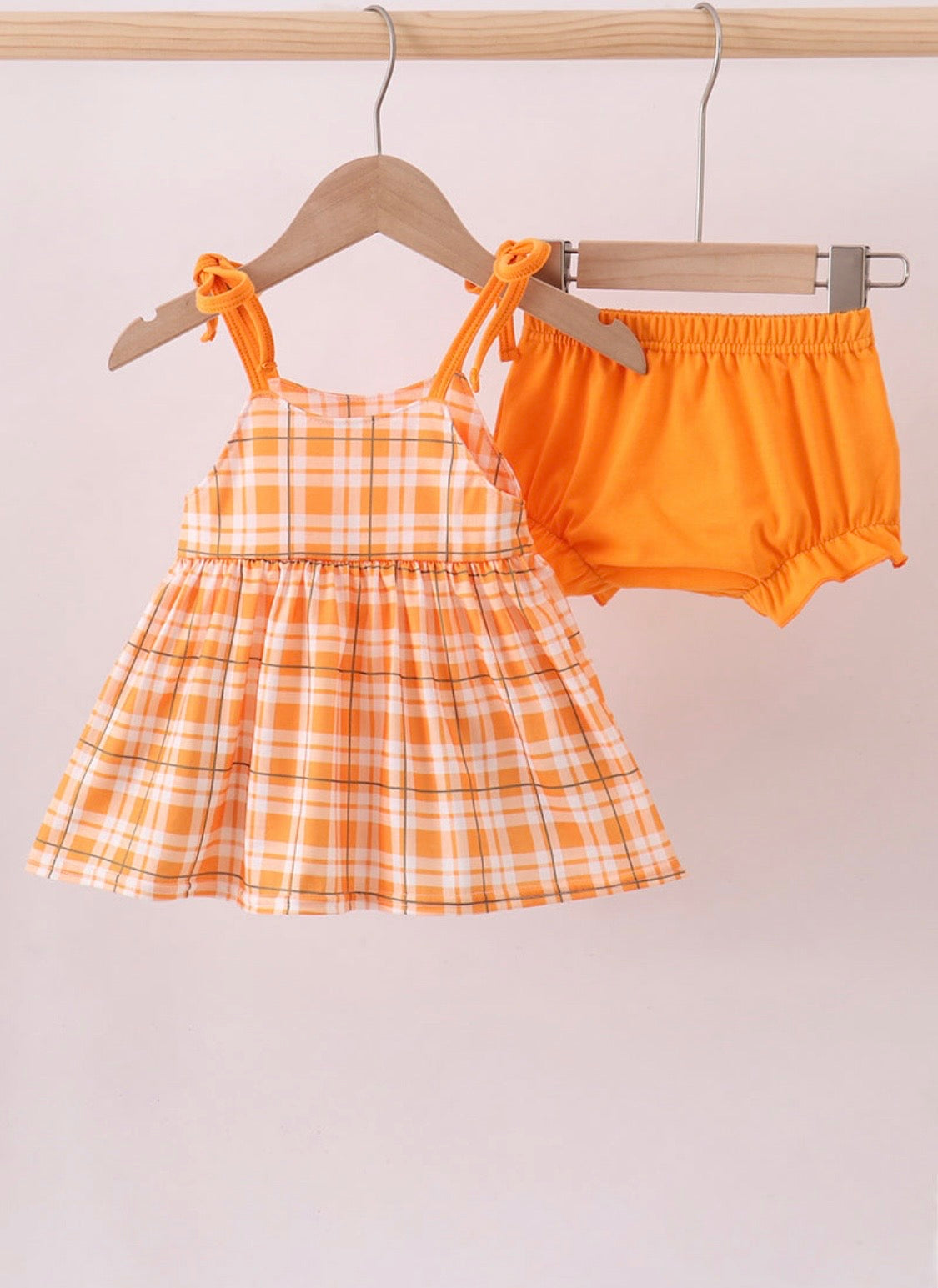 Plaid Smokey Bloomer Set