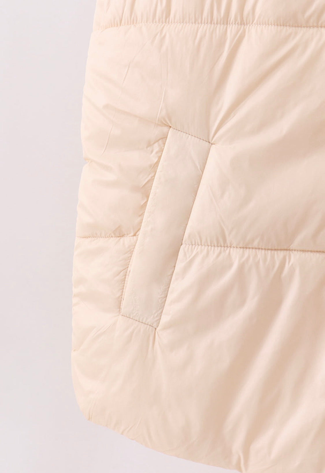 Cream Mommy & Me Puffer Vest