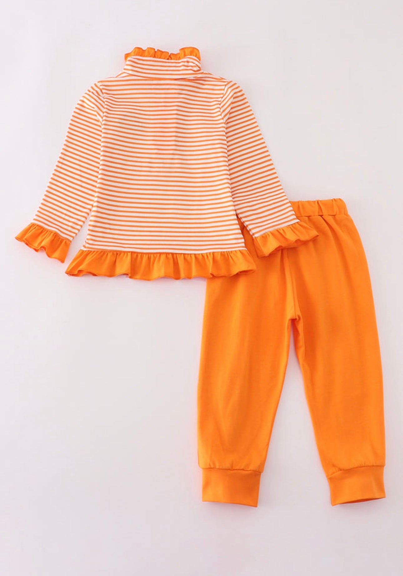 Tennessee Applique Striped Ruffle Pant Set