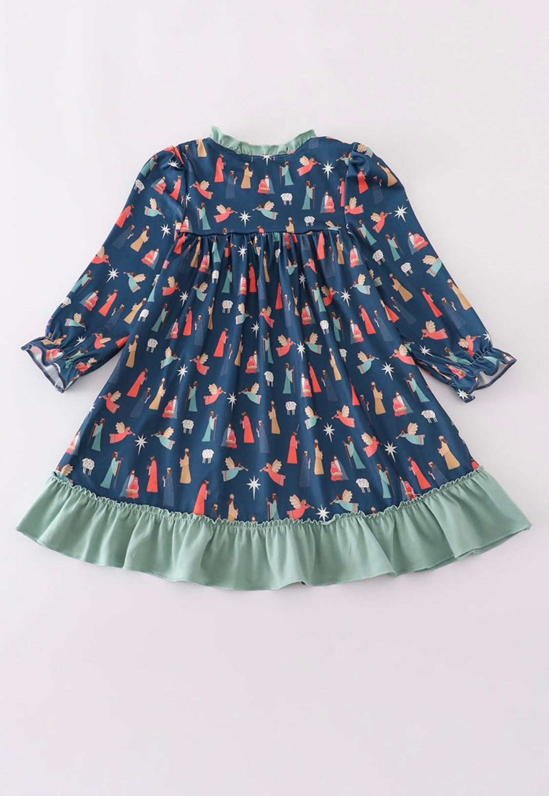 Navy Nativity Dress