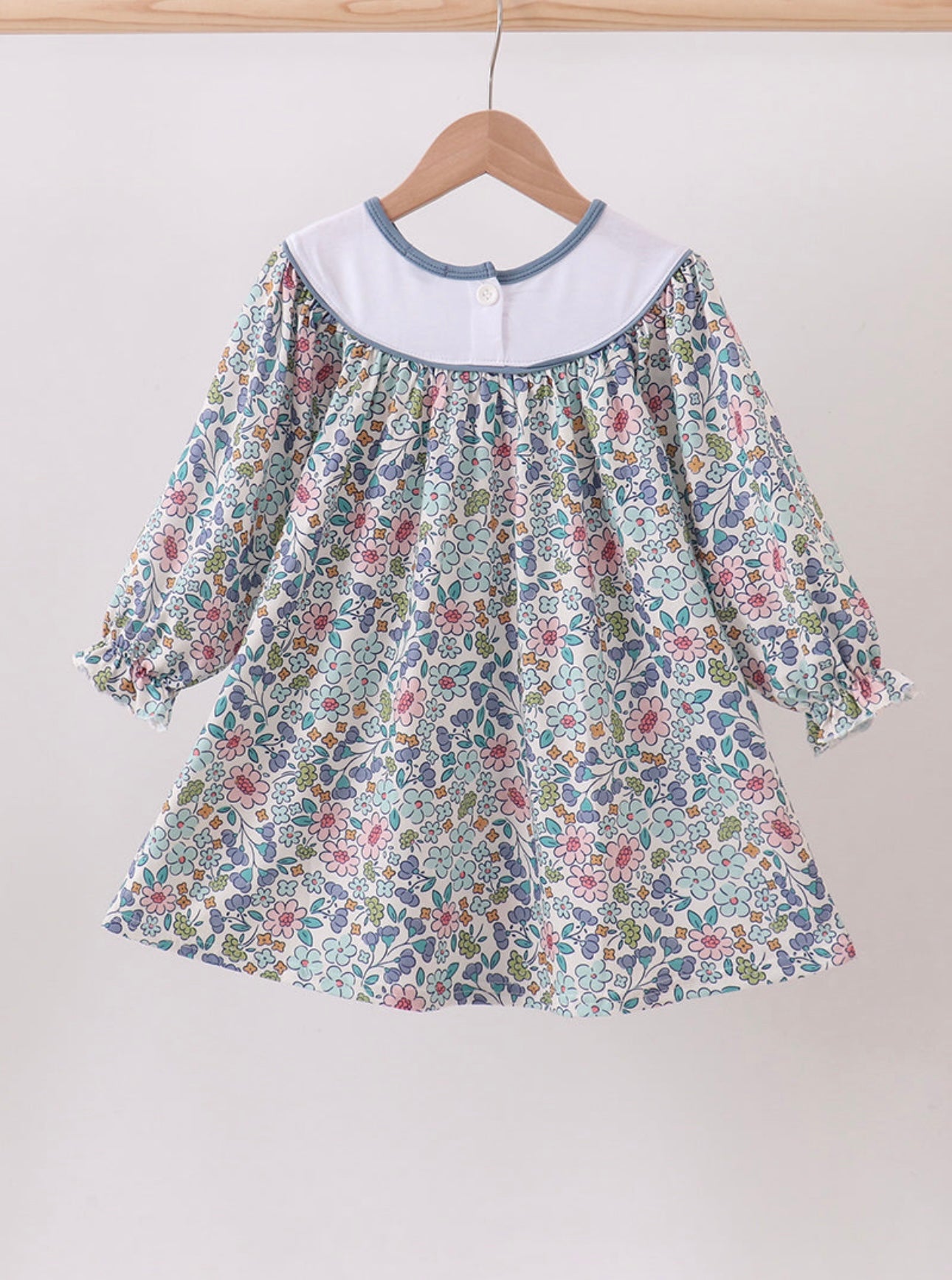 BLESSED Embroidery Floral Dress