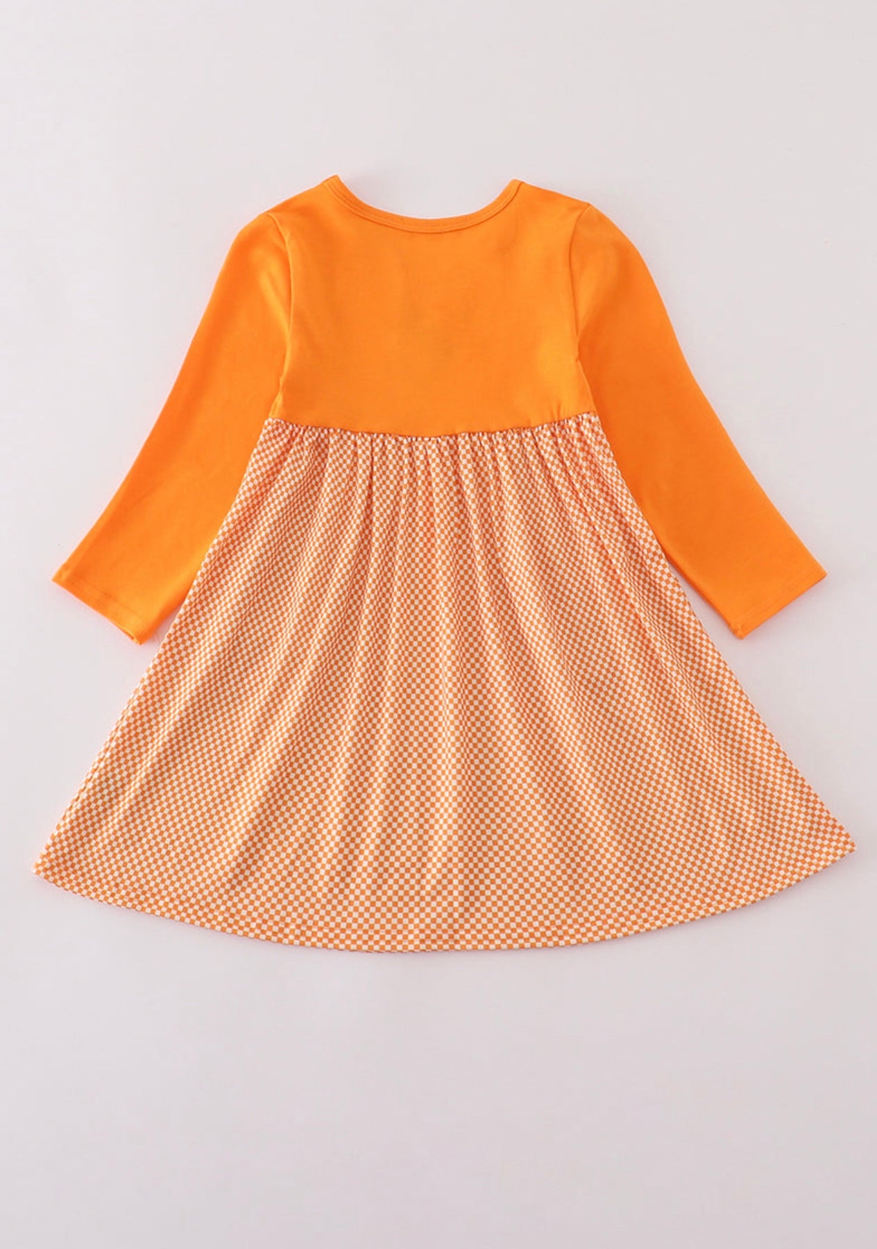 Orange Go Vols Applique Dress