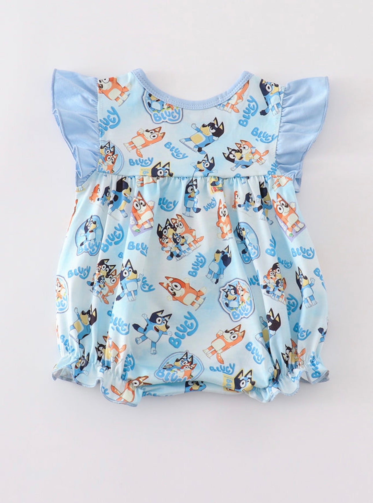 Blue Bluey Ruffle Bubble