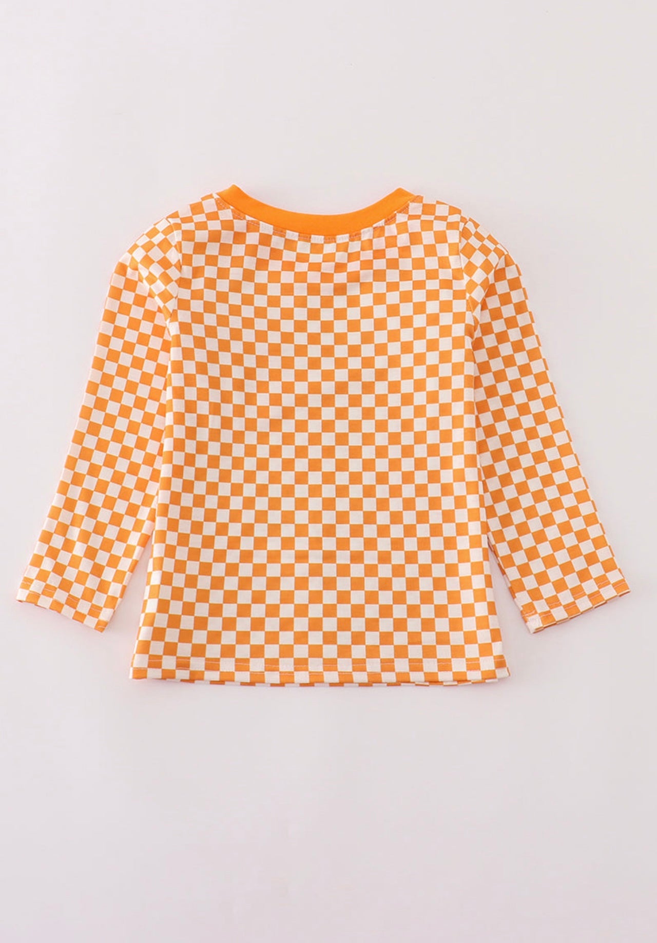 Long Sleeve Checkered Tennessee Top