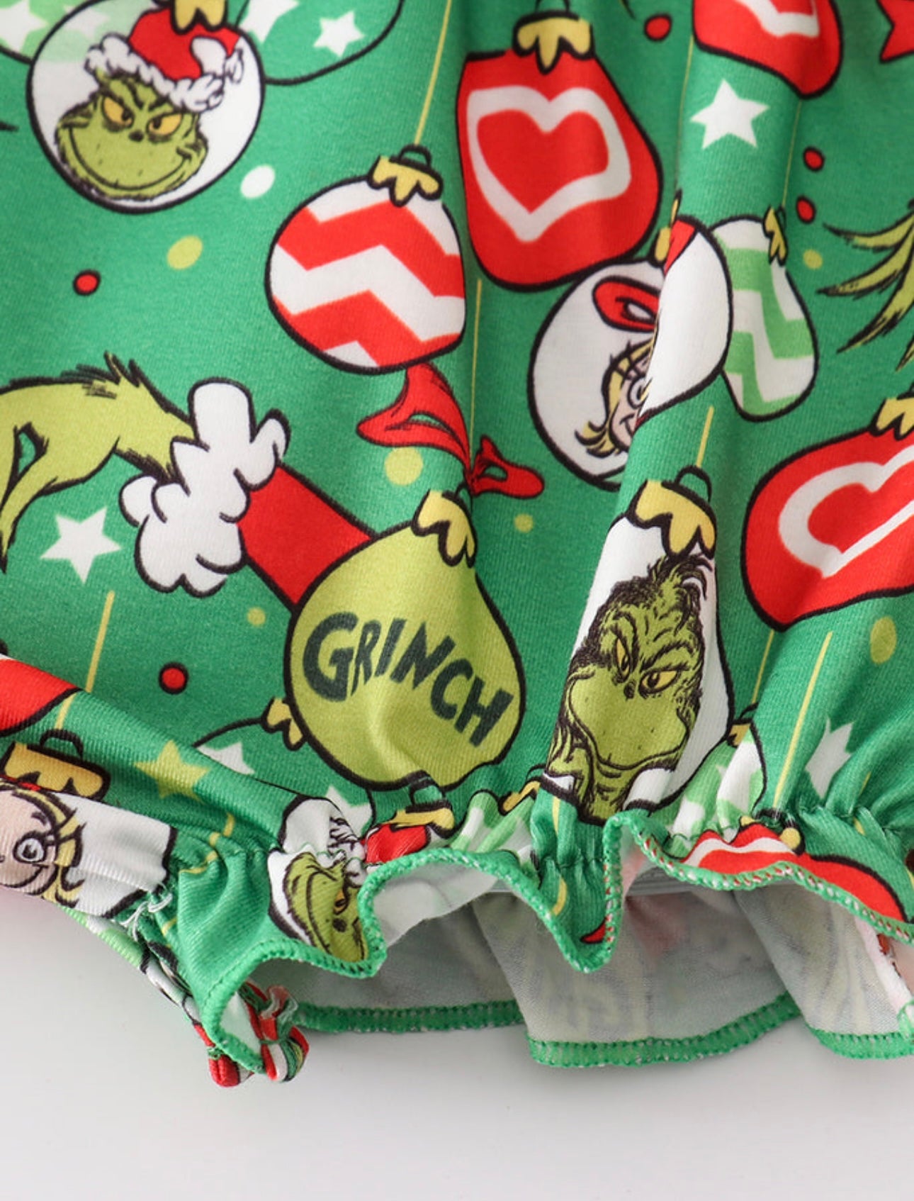 Green Grinch print Bubble