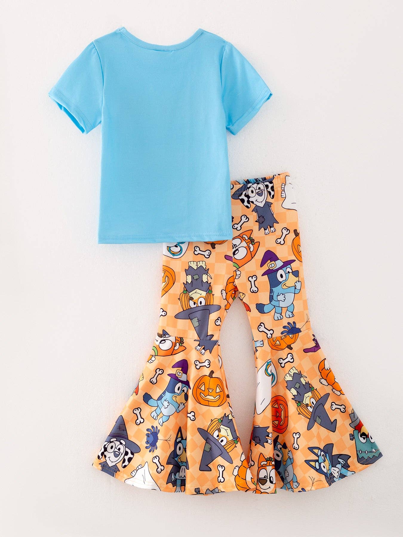 Halloween "Bingo" Top + Floral Pants Set