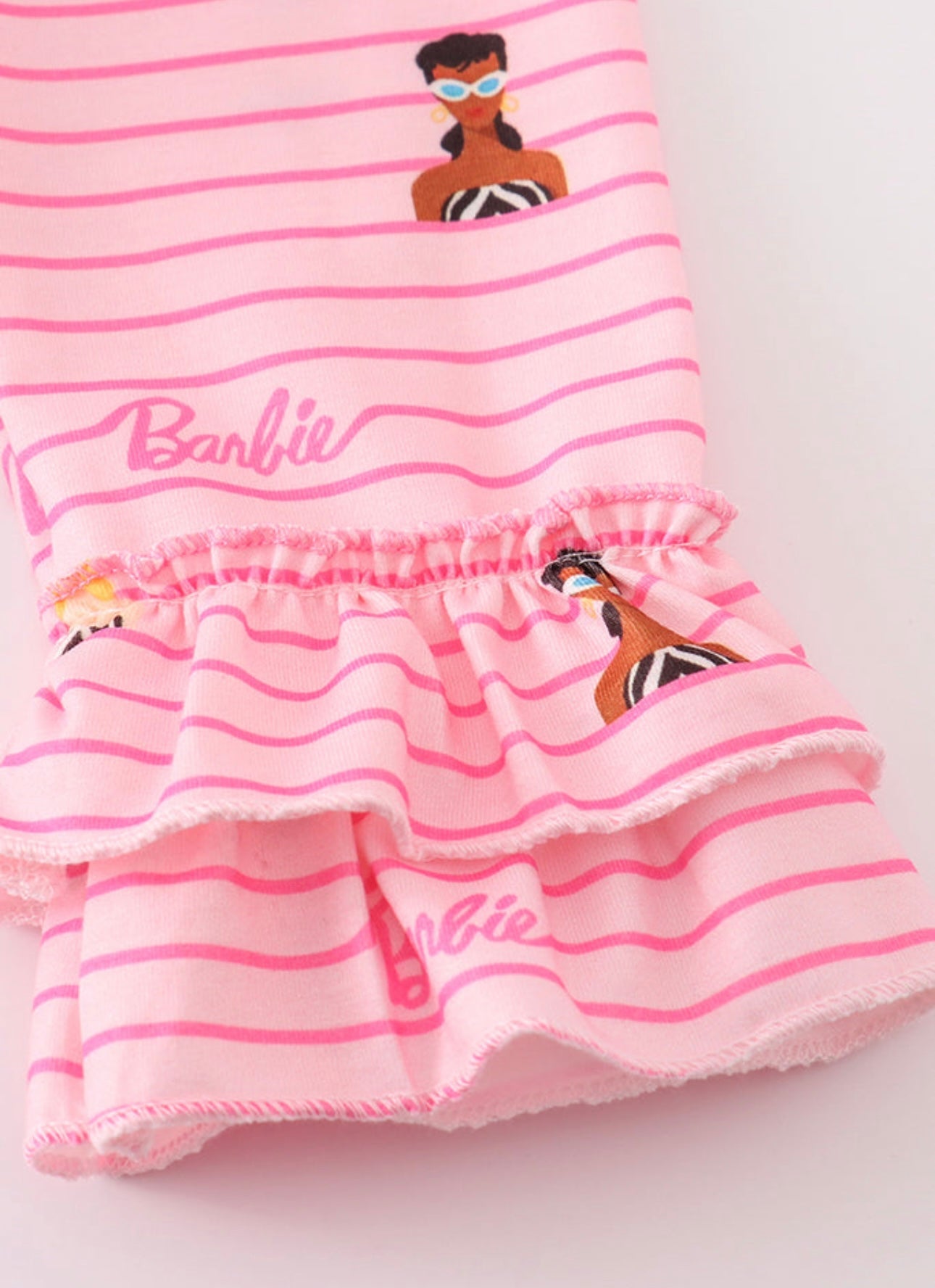 Pink Striped Barbie Dress