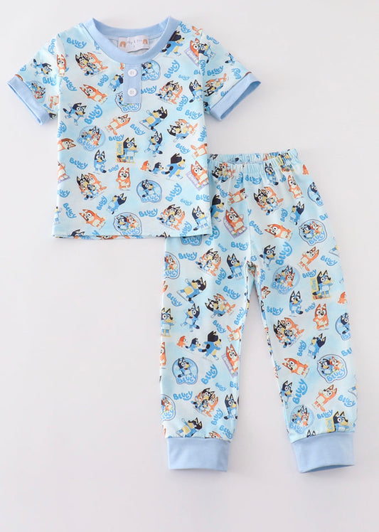 Bluey Print Boy Pajamas