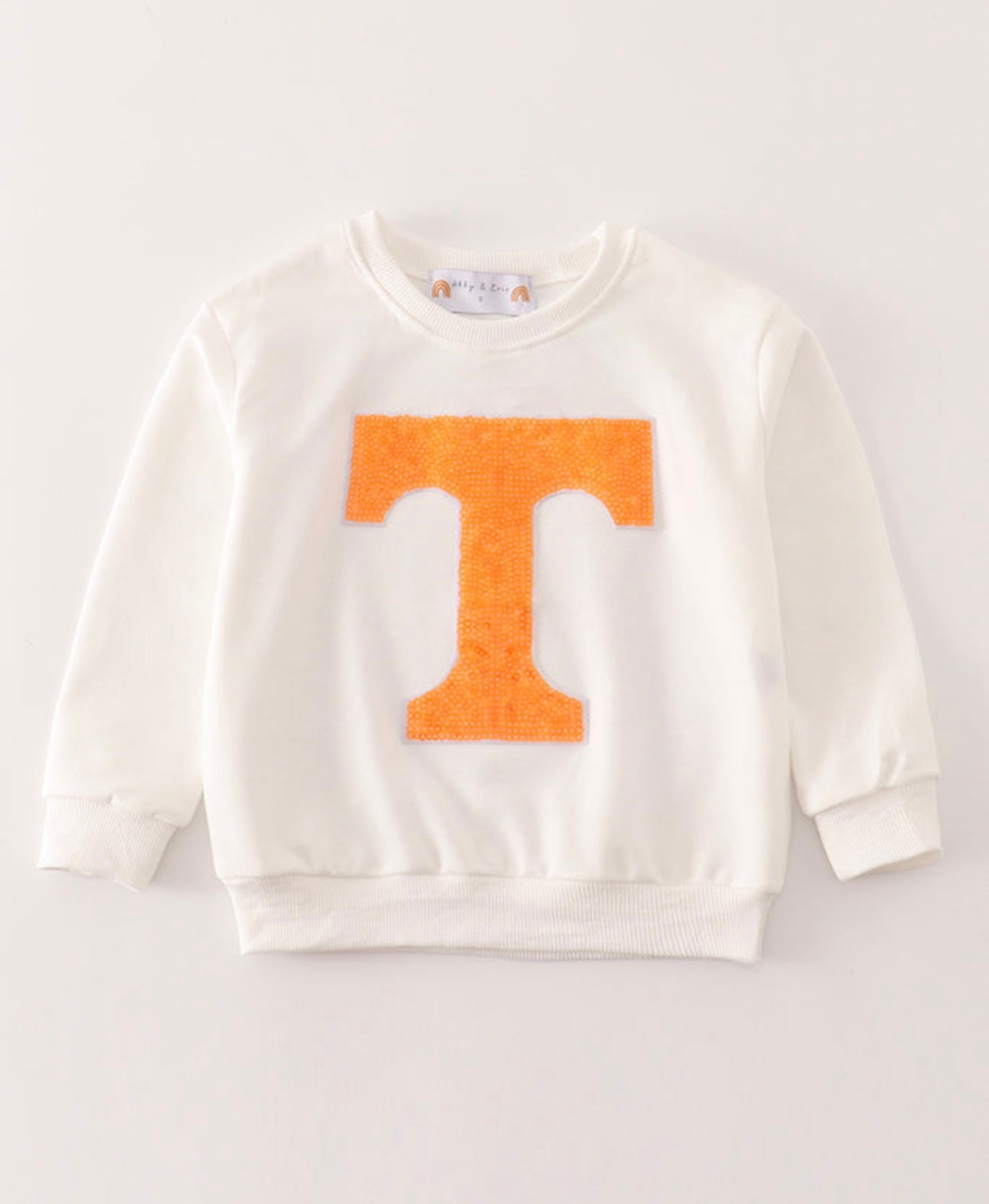 Mommy & Mini White Tennessee Sequin Sweatshirt