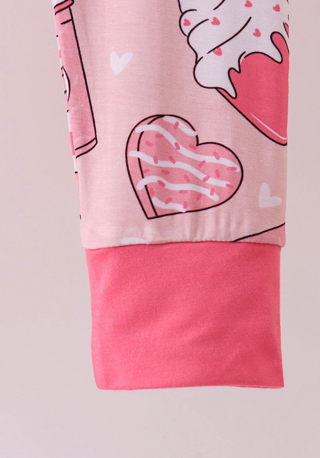 Pink Heart Bamboo Pajamas
