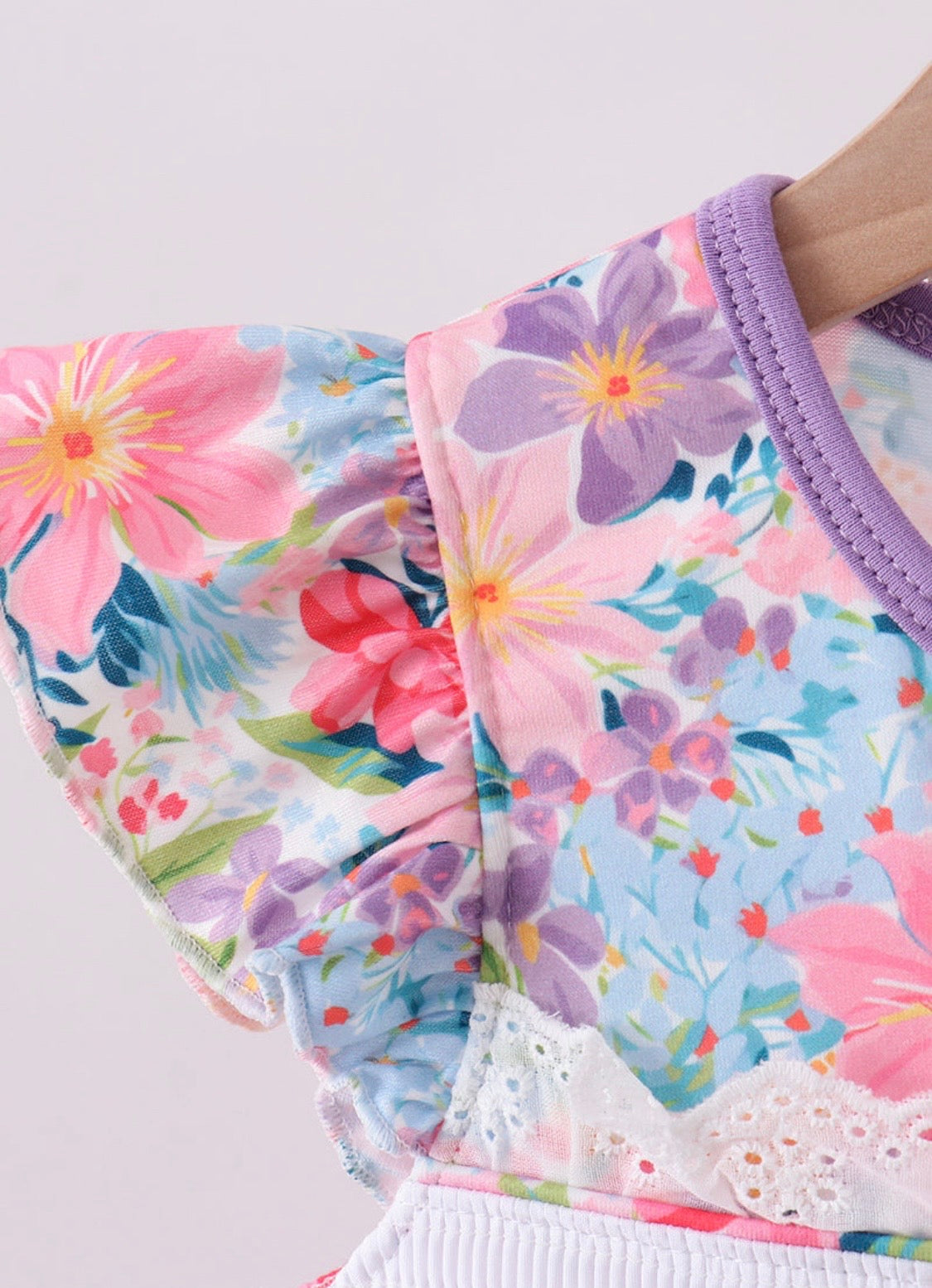 Purple Mommy's Girl Smocked Dress