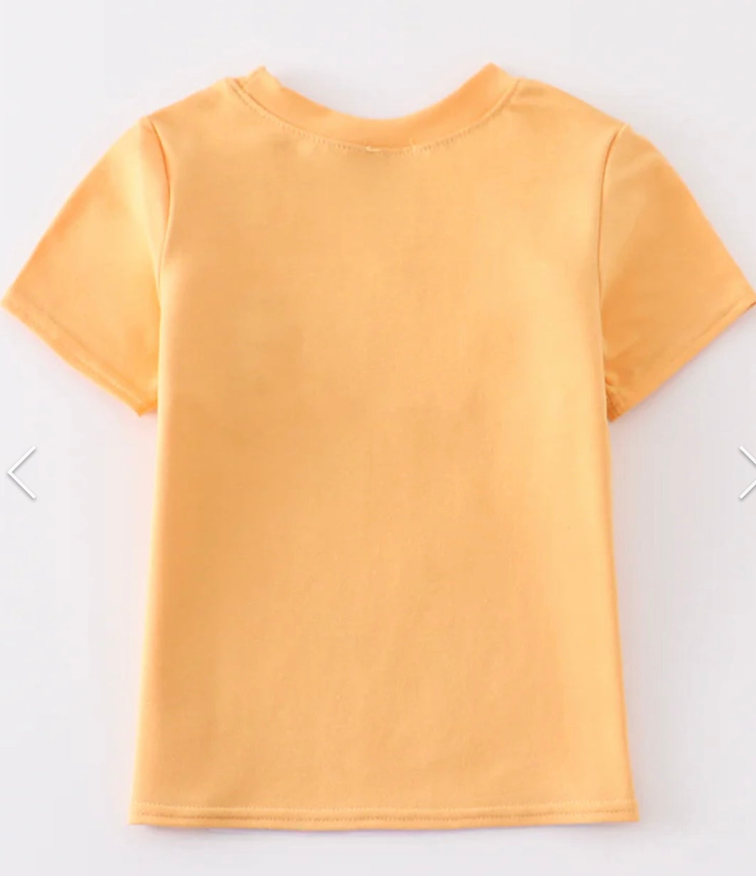 Yellow Bluey & Friends top