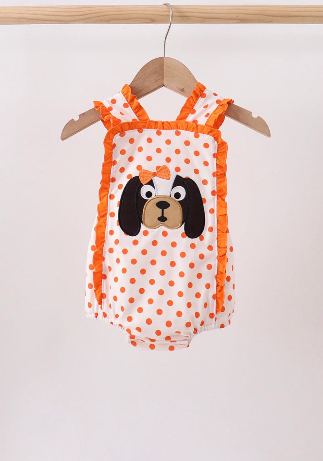 Orange Tennessee Dot Applique
