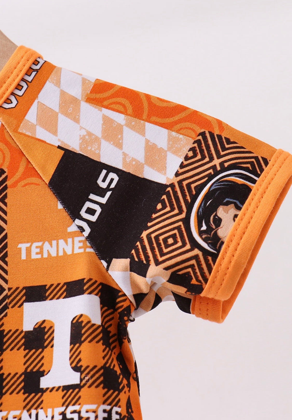 Orange Bamboo VOLS Romper