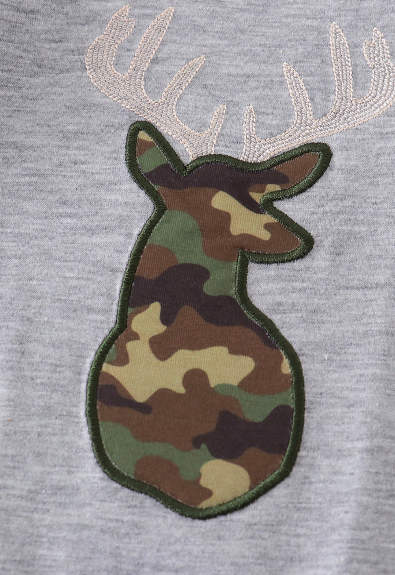 Camouflage Deer Ruffle Romper