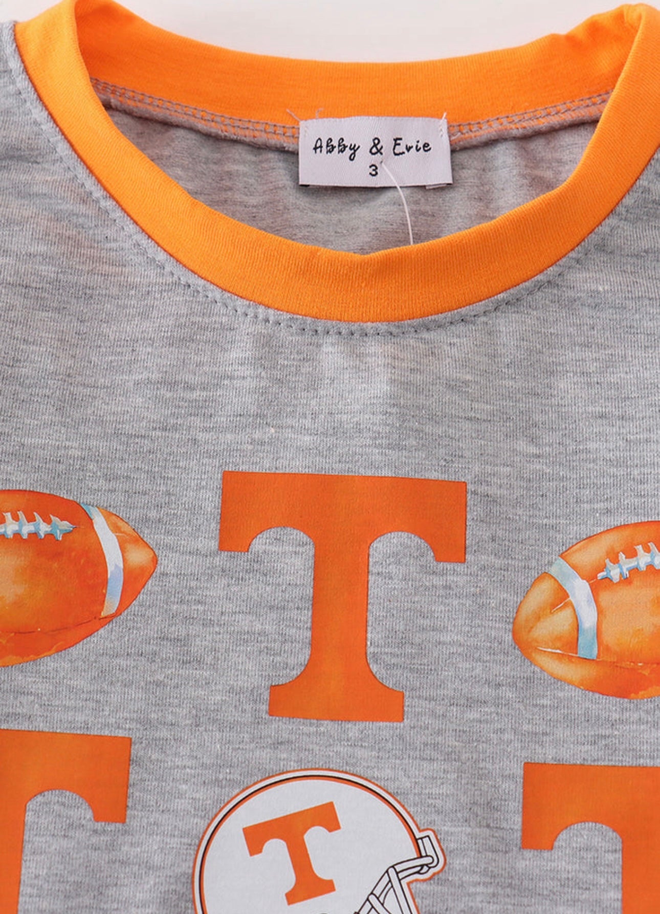 Gray Tennessee Football Top