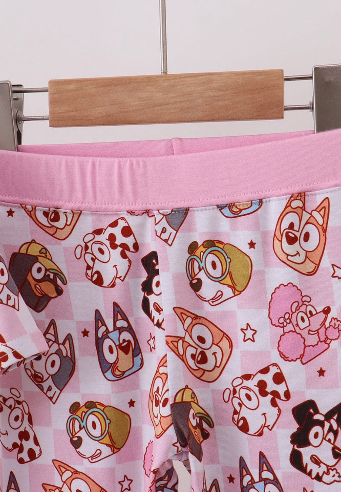 Pink Bluey Print Bamboo Pajamas