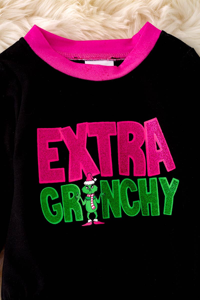 Grinch black onesie