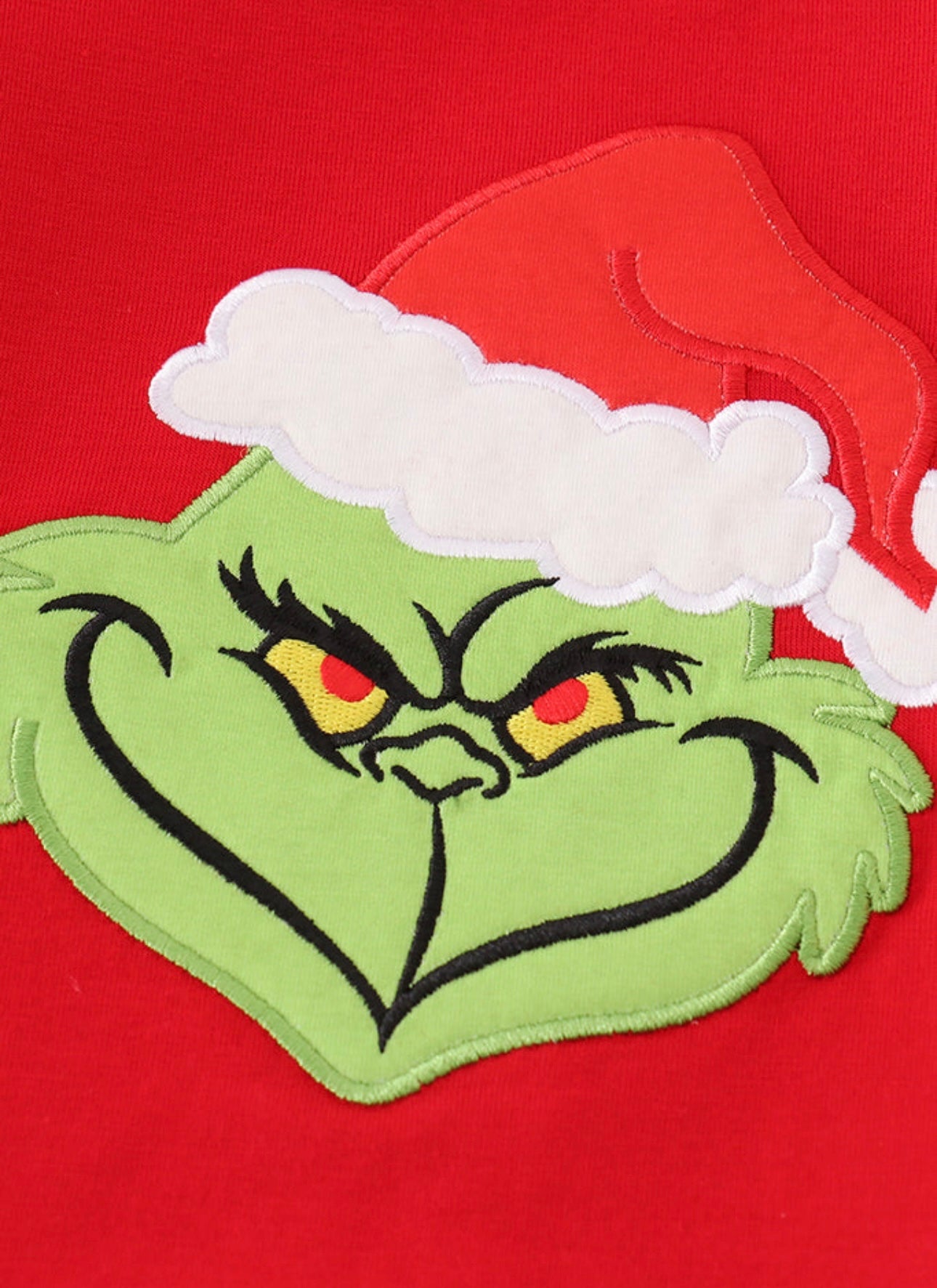 Grinch Applique Pajamas