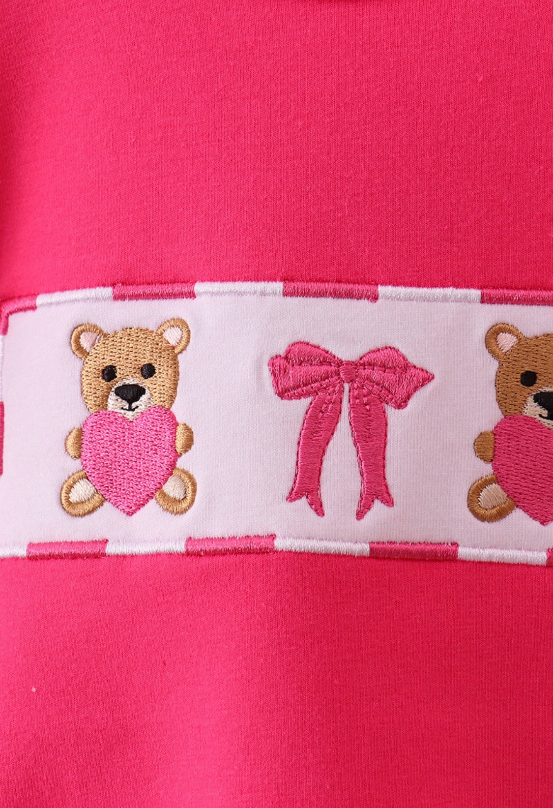 Pink Bear Bow Bubble