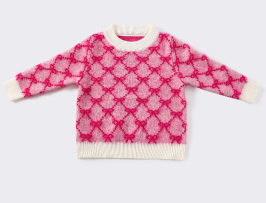 Pink Bow Sweater