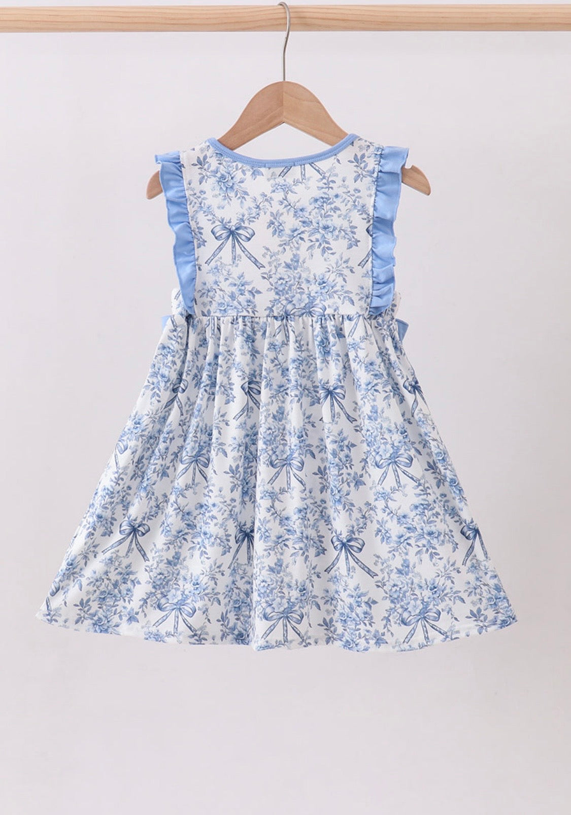 Blue Cross Smocked Dress