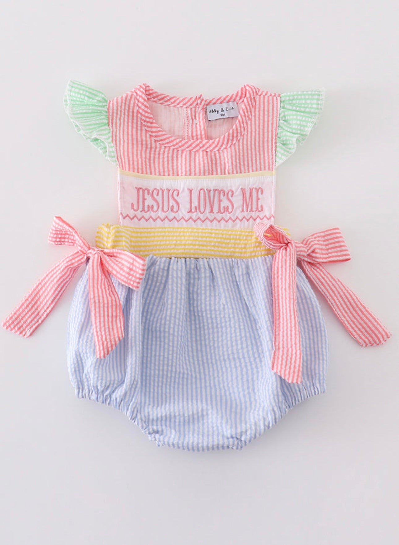 Jesus Loves Me Ruffle Bubble