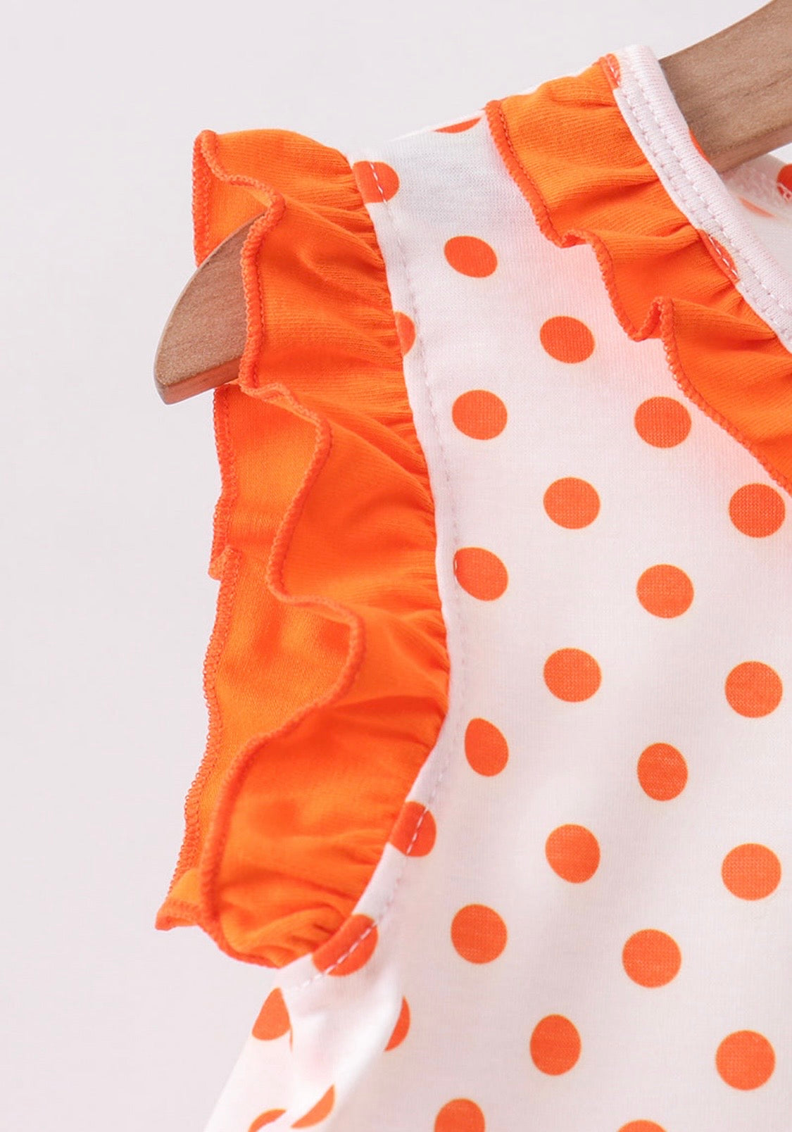 Orange Dot Tennessee Applique Dress