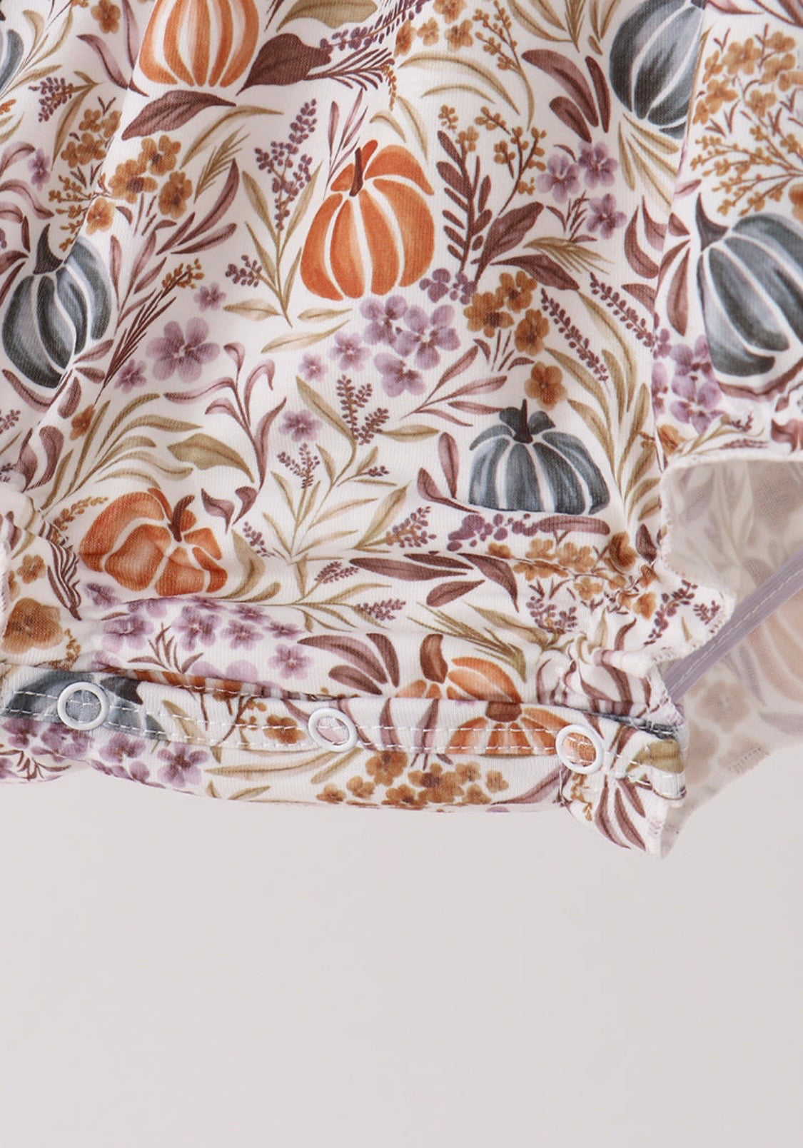 Floral Ruffle Pumpkin Bubble