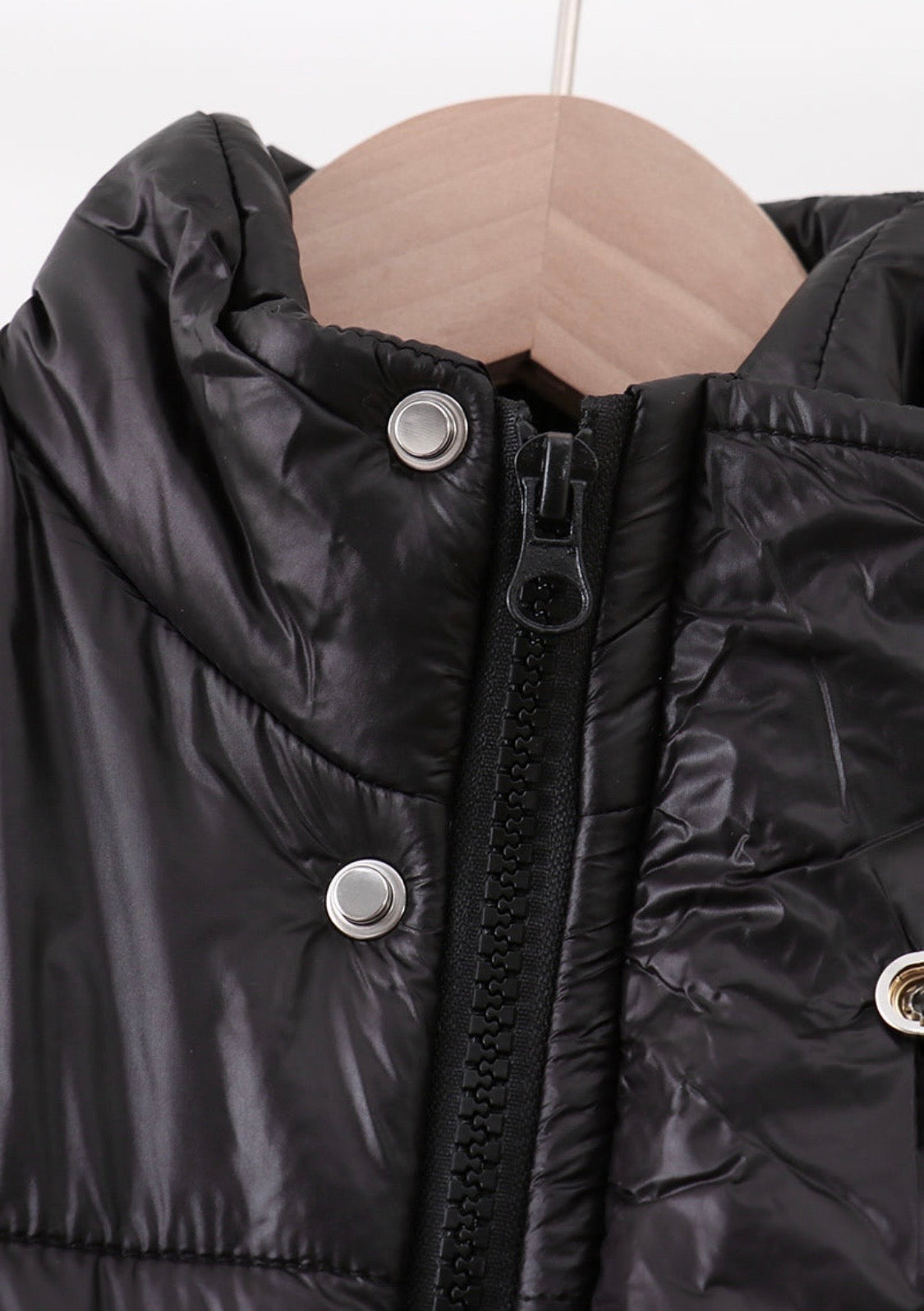 Black Mommy & Me Puffer Vest