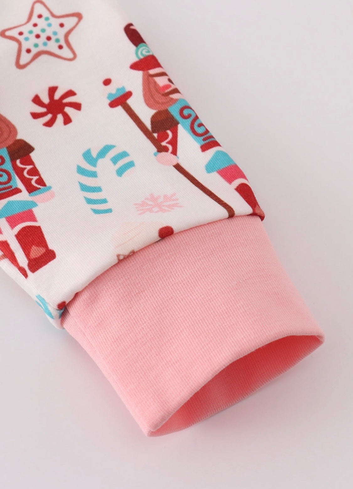 Pink Christmas Nutcracker Romper