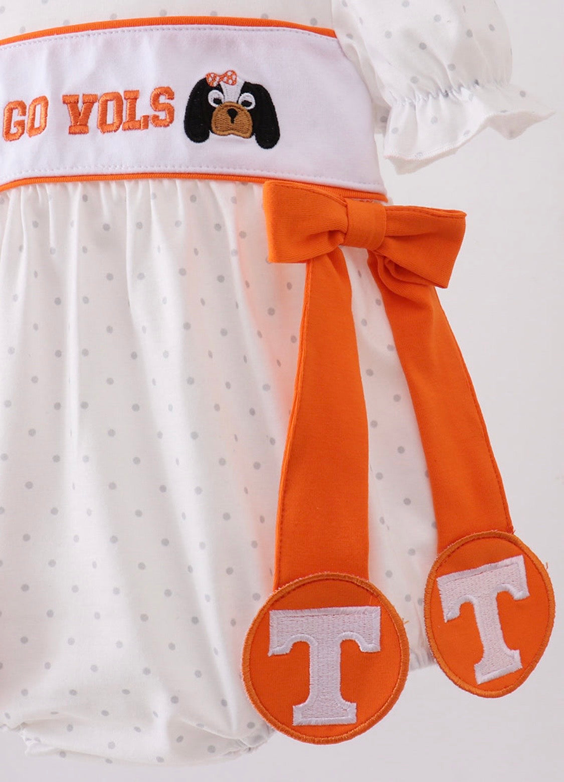 GO VOLS Embroidery Bubble