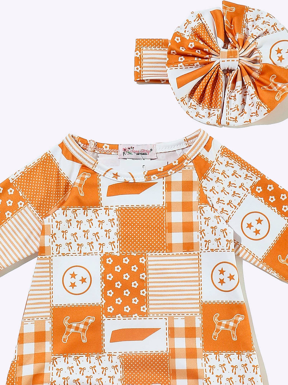 Patchwork TN Baby Gown