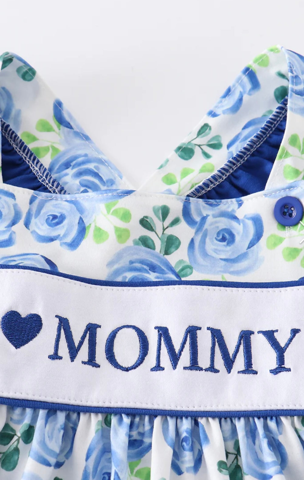 Blue Rose I LOVE MOMMY Dress