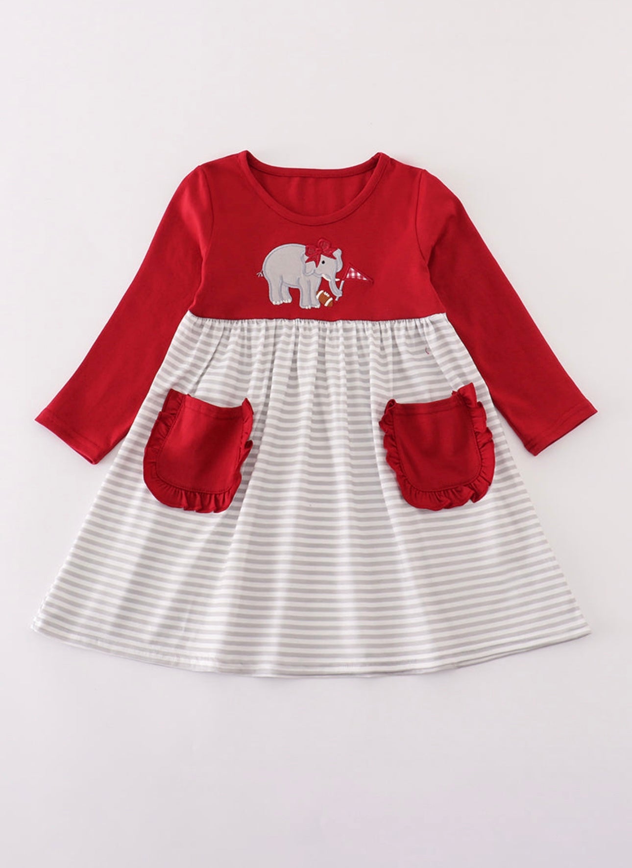 Alabama Elephant Applique Dress