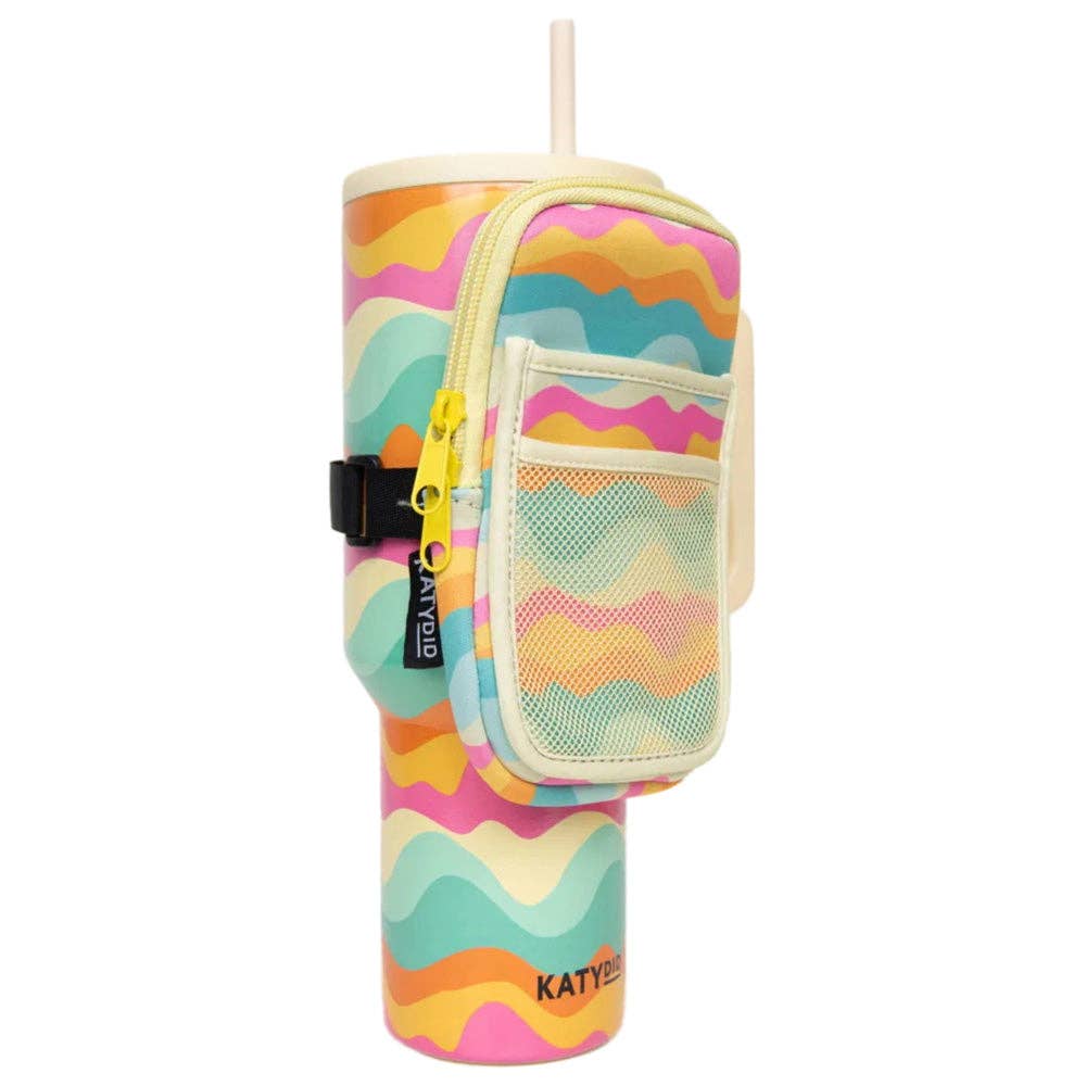 Neon Abstract Colors Tumbler Zipper Pouch