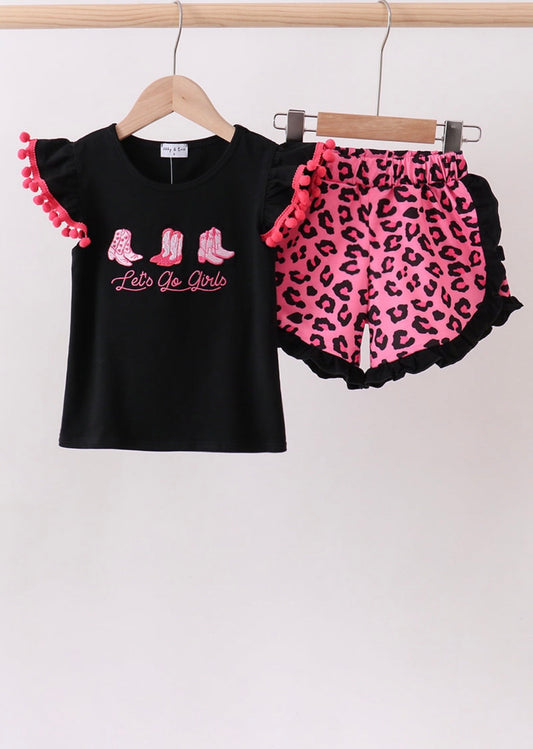 Lets Go Girls Shorts Set