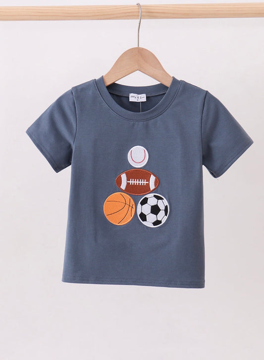 Sports Embroidery Top