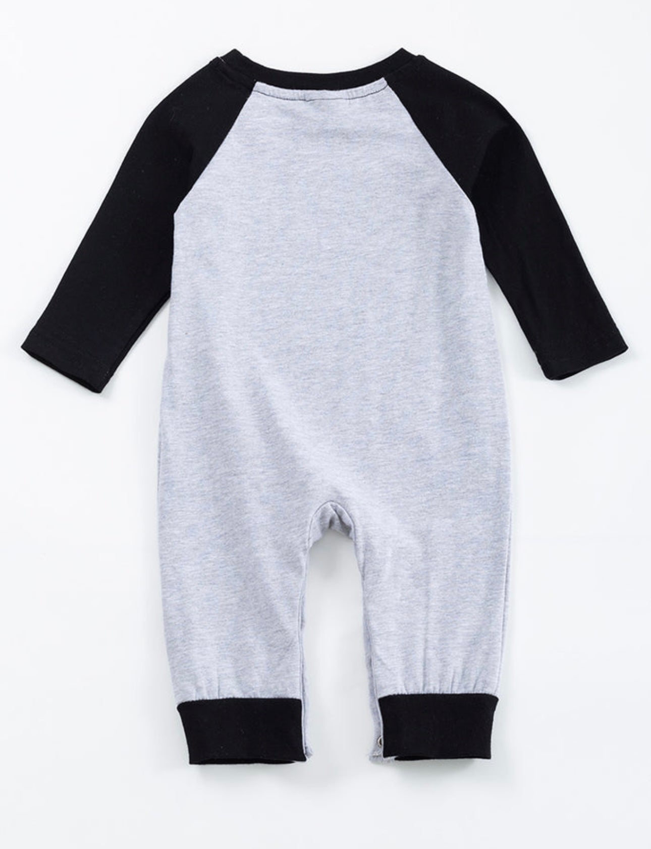 Gray Little Monster Romper