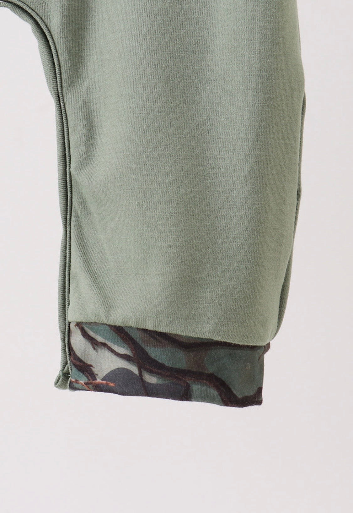 Camouflage Dog Hunting Applique Romper