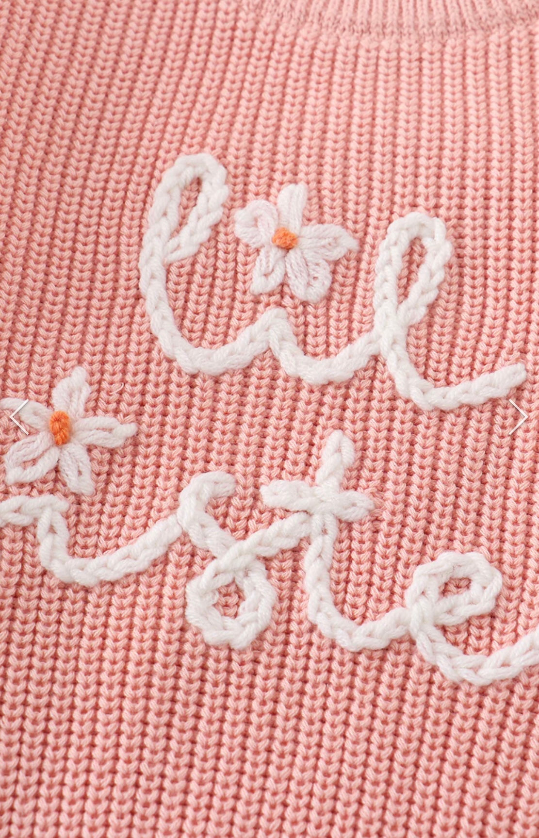 Lil Sister embroidered sweater