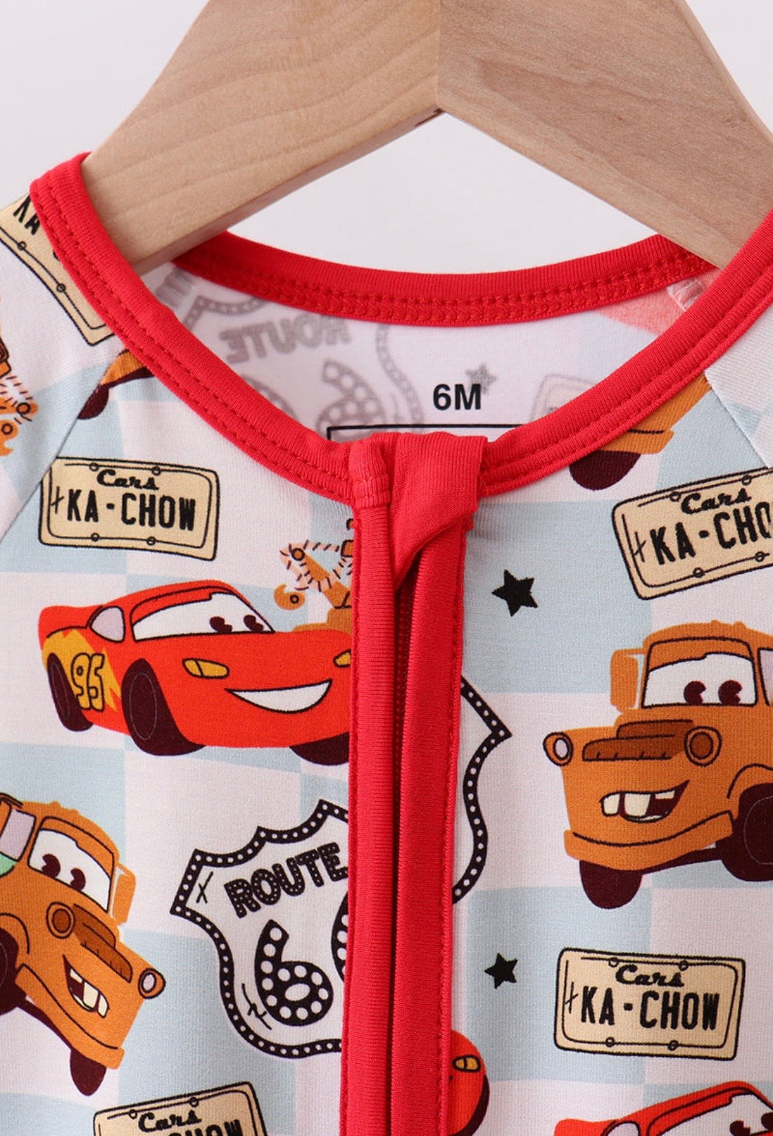 Cars themed Bamboo Romper