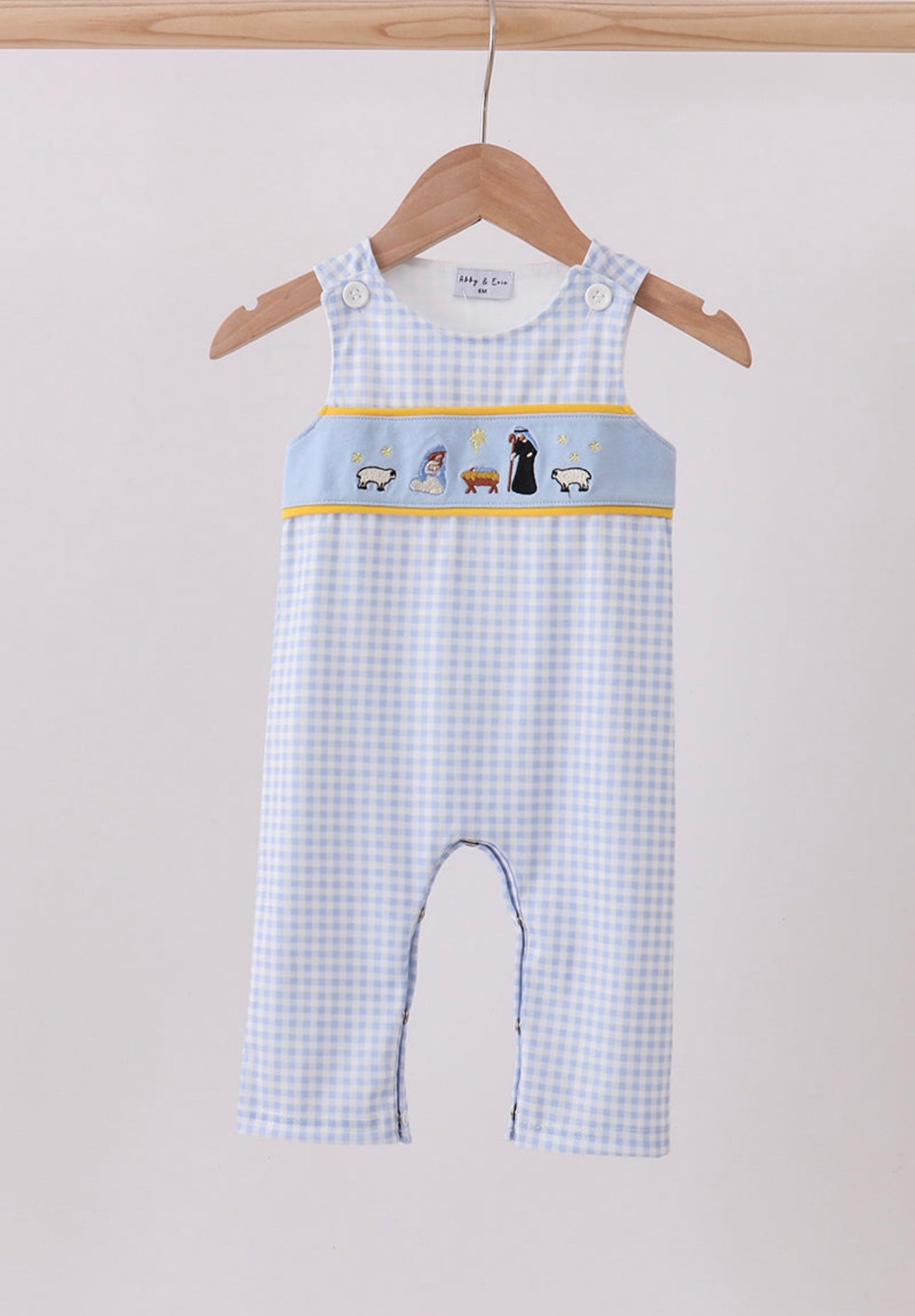 Blue Nativity Embroidery Jonjon