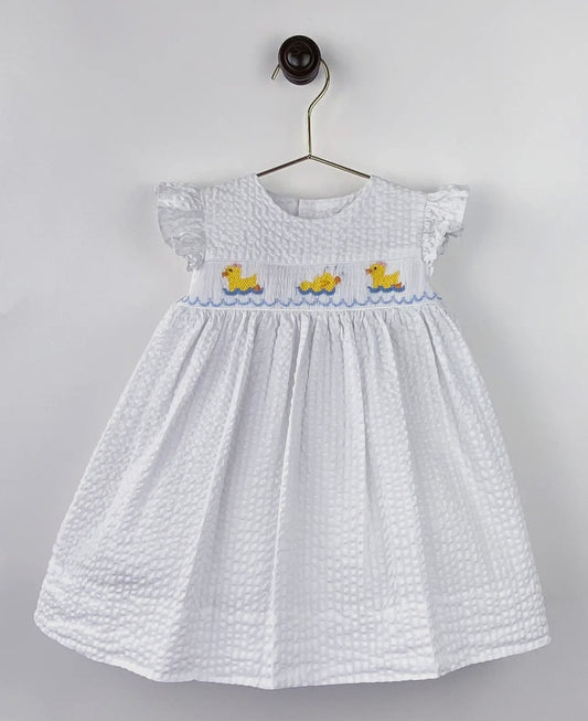 Smocked Duck Dress