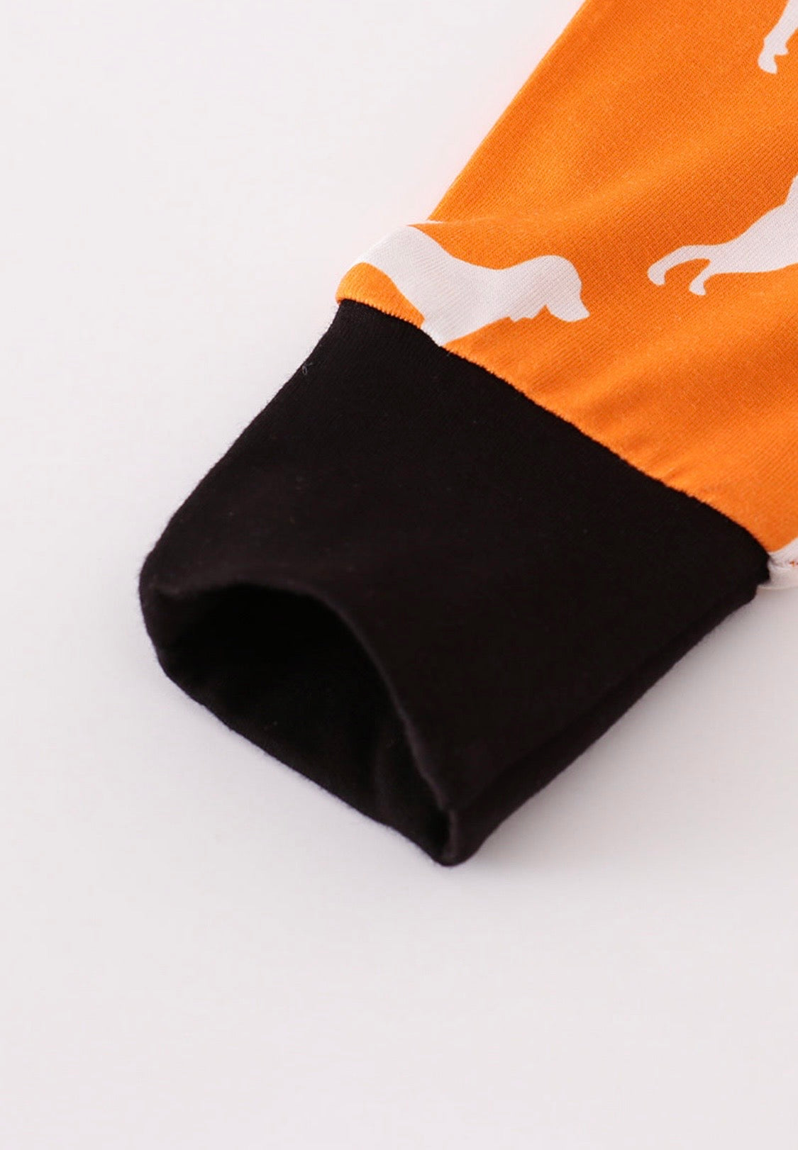 Orange Tennessee Bamboo Ruffle Romper