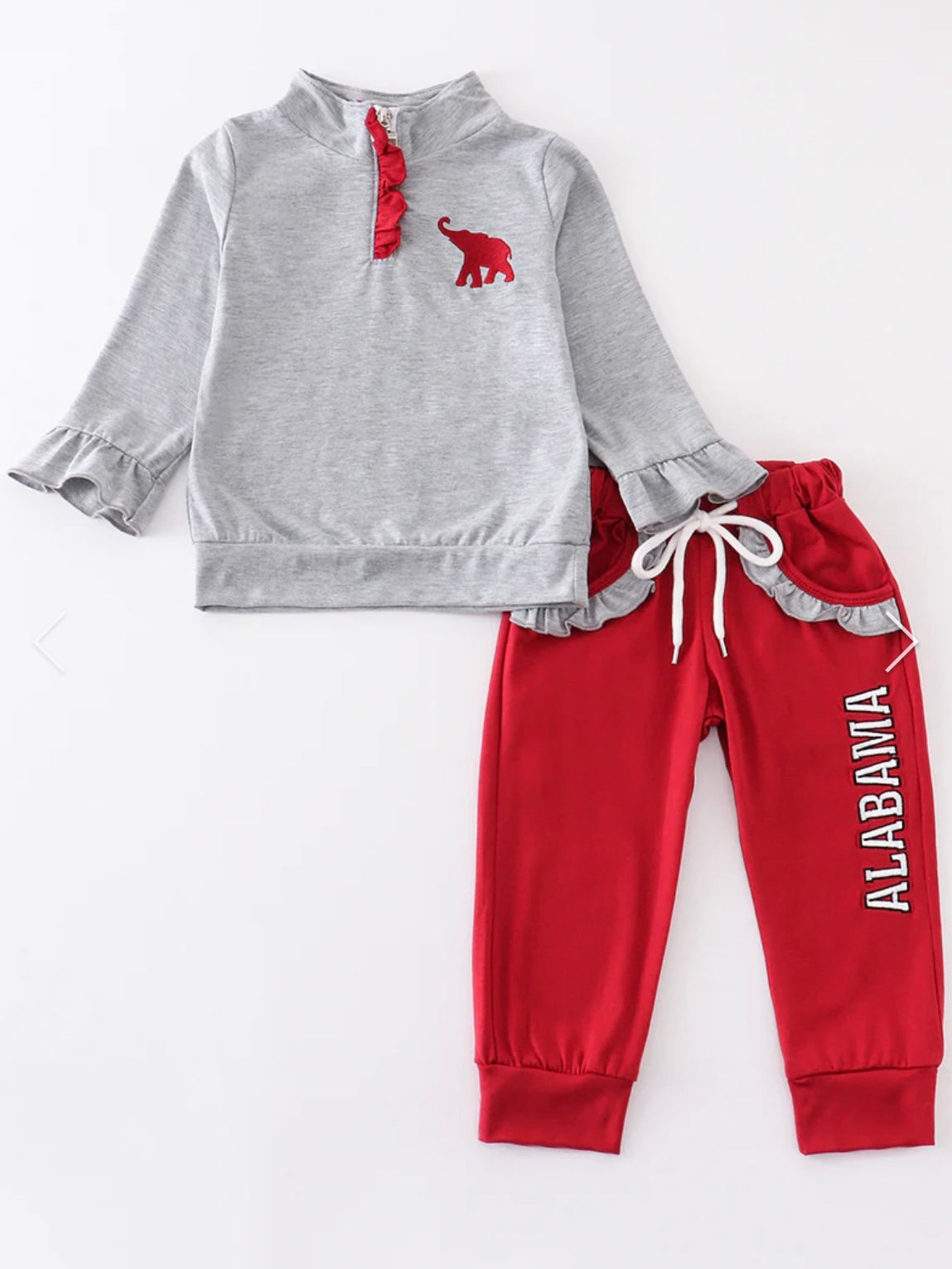 Alabama Embroidered Pullover Set